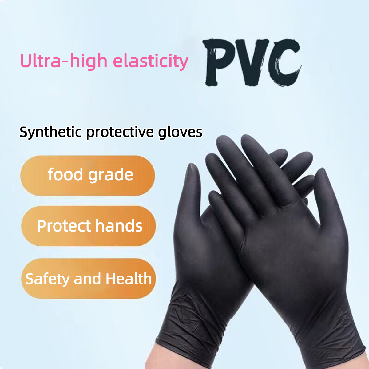 Heavy-Duty Black Disposable Ni - Latex Disposable Glove review and price