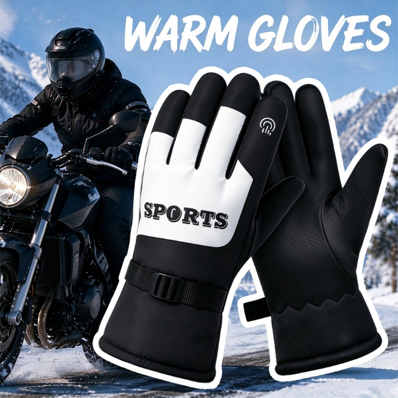 Winter Motorcycle Gloves Outdo - Ski Glove Waterproof review and price